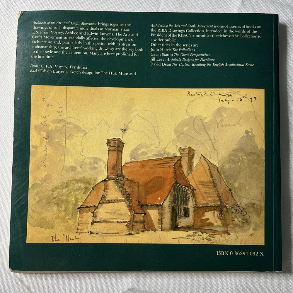 Architects of the Arts & Crafts Movement Margaret Richardson RIBA PB 1983